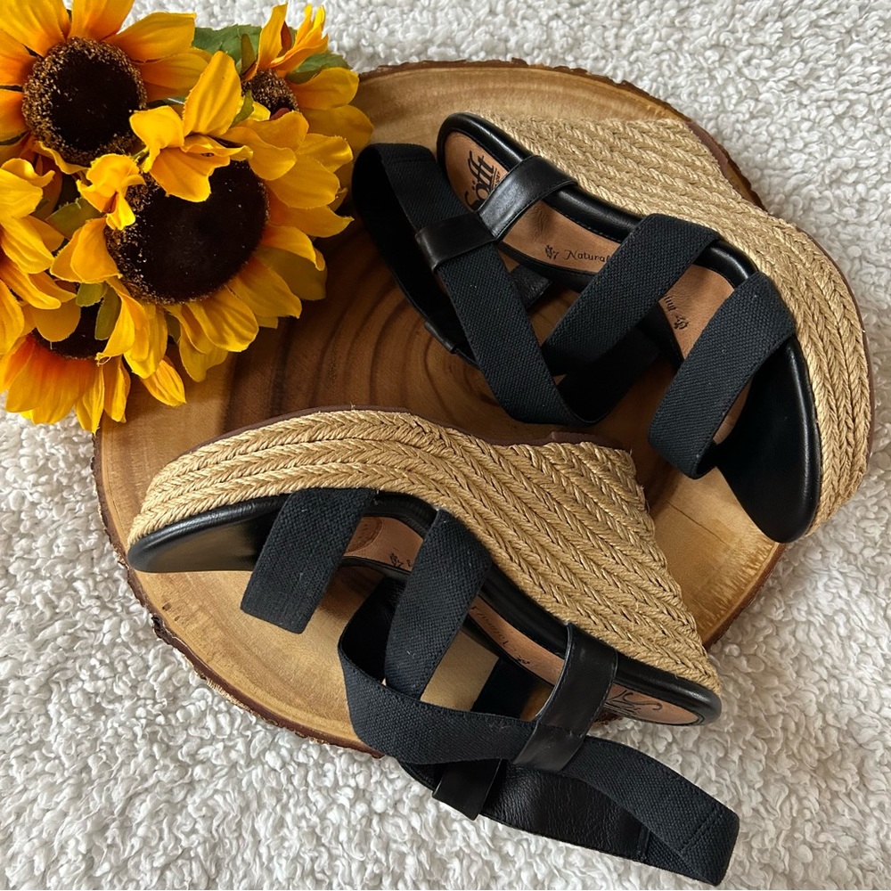 Sofft Black Wedges